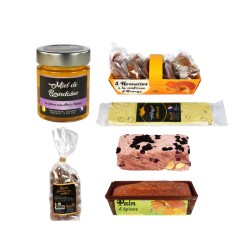 Nougats 8 parfums Coffret Assortiment 400g - Délices des Abeilles : miels  et nougats en Creuse