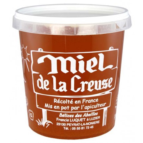 Miel de la Creuse 1kg - Délices des Abeilles : miels et nougats en