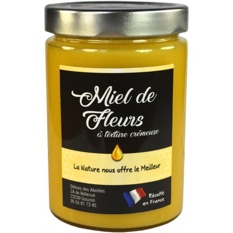 Miel de fleurs crémeux 750 g