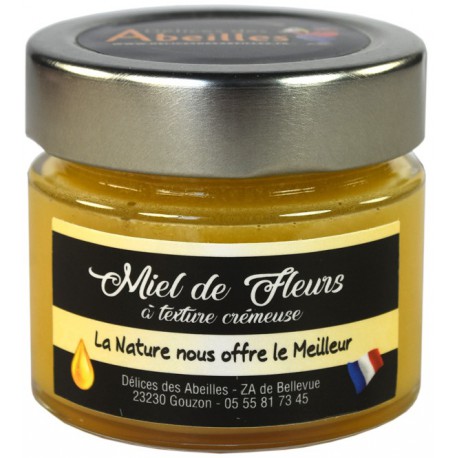 Miel de fleurs texture crémeuse 125g