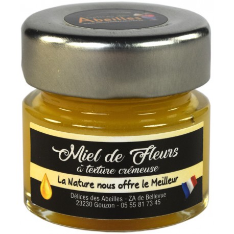 Miel de fleurs texture crémeuse 50g