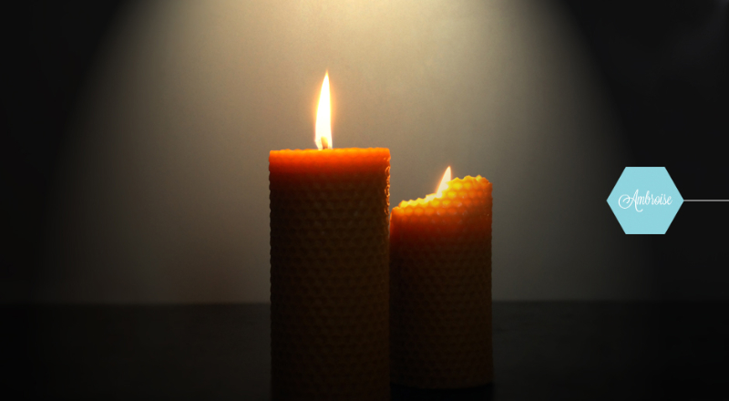 Apiscera - Les bougies naturelles en cire d'Abeilles
