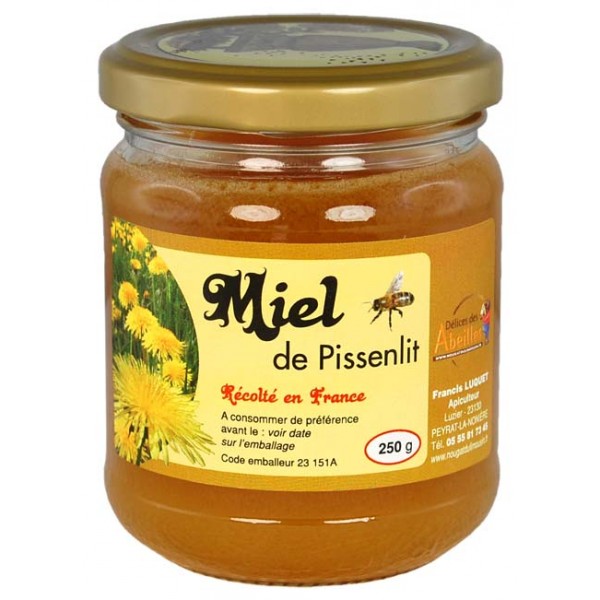 Miel de pissenlit produit en Creuse_Délices des Abeilles